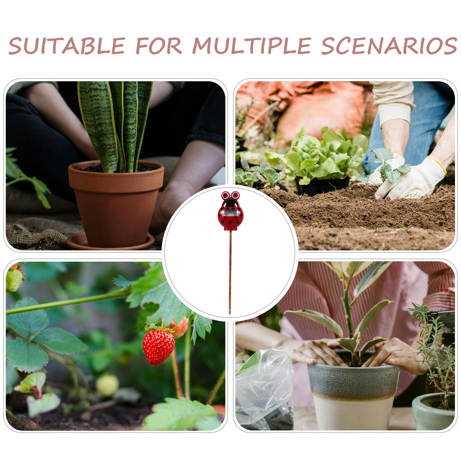 Soil Humidity Meter Small Size Portable Moisture for Plants Water Reminder Tester Gardening Tool
Soil Humidity Meter Small Size Portable Moisture for Plants Water Reminder Tester Gardening Tool