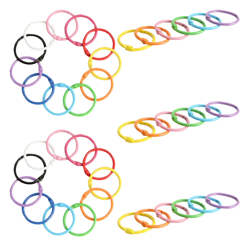 40 Pcs Note Card Rings Binding Rings Colorful Binder Paper Key Clasp for Index Cards Crafting Versatile Secure
40 Pcs Note Card Rings Binding Rings Colorful Binder Paper Key Clasp for Index Cards Crafting Versatile Secure