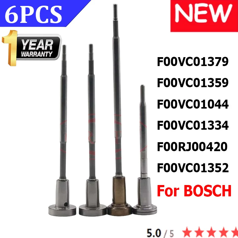 6PCS F00VC01379 F00VC01359 F00VC01044 F00VC01334 F00RJ00420 F00VC01352 for BOSCH Diesel Engine New Common Rail Nozzle Valve
6PCS F00VC01379 F00VC01359 F00VC01044 F00VC01334 F00RJ00420 F00VC01352 for BOSCH Diesel Engine New Common Rail Nozzle Valve