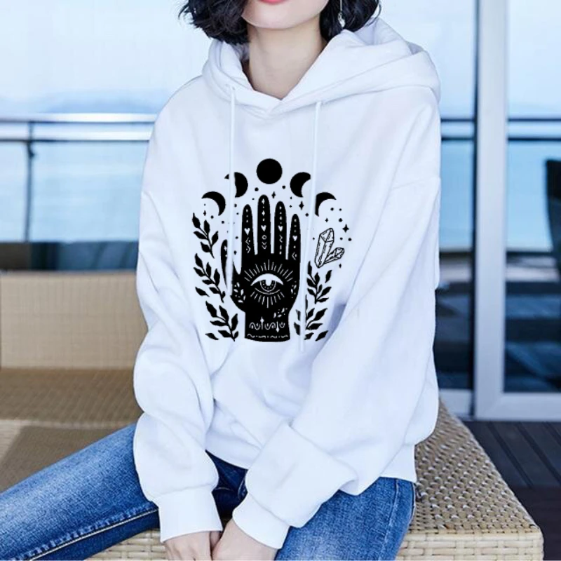 Women's Palm Pattern Printing Hoodie Long Sleeve Pullover Goth Harajuku Streetwear Loose Sweatshirt Hip Hop Hoodies Creative Y2k
Women's Palm Pattern Printing Hoodie Long Sleeve Pullover Goth Harajuku Streetwear Loose Sweatshirt Hip Hop Hoodies Creative Y2k