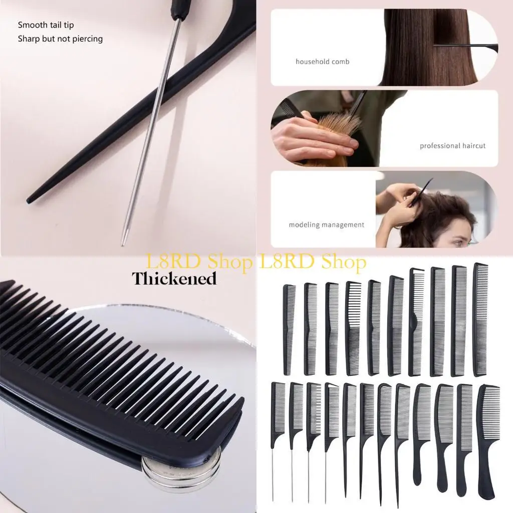 L8RD Barber Comb Hair Styling Combs Fine Wide Teeth Comb Antistatic Hairdressing Comb
L8RD Barber Comb Hair Styling Combs Fine Wide Teeth Comb Antistatic Hairdressing Comb
