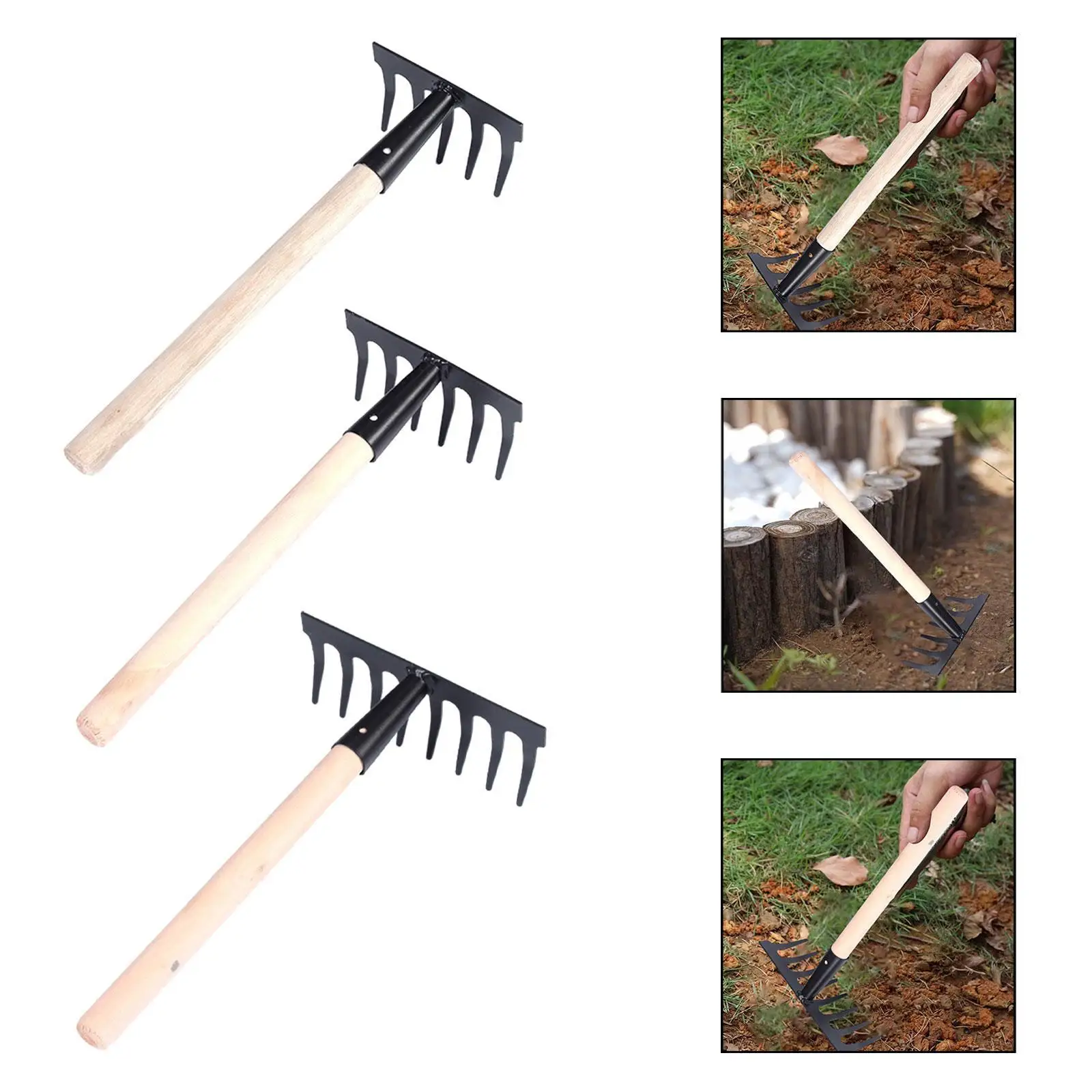 Garden Rake Cast Iron Easy to Hold Lightweight Seawater Rake for Loosening Ground Lawn Beach Backyard Garden Transplanting
Garden Rake Cast Iron Easy to Hold Lightweight Seawater Rake for Loosening Ground Lawn Beach Backyard Garden Transplanting