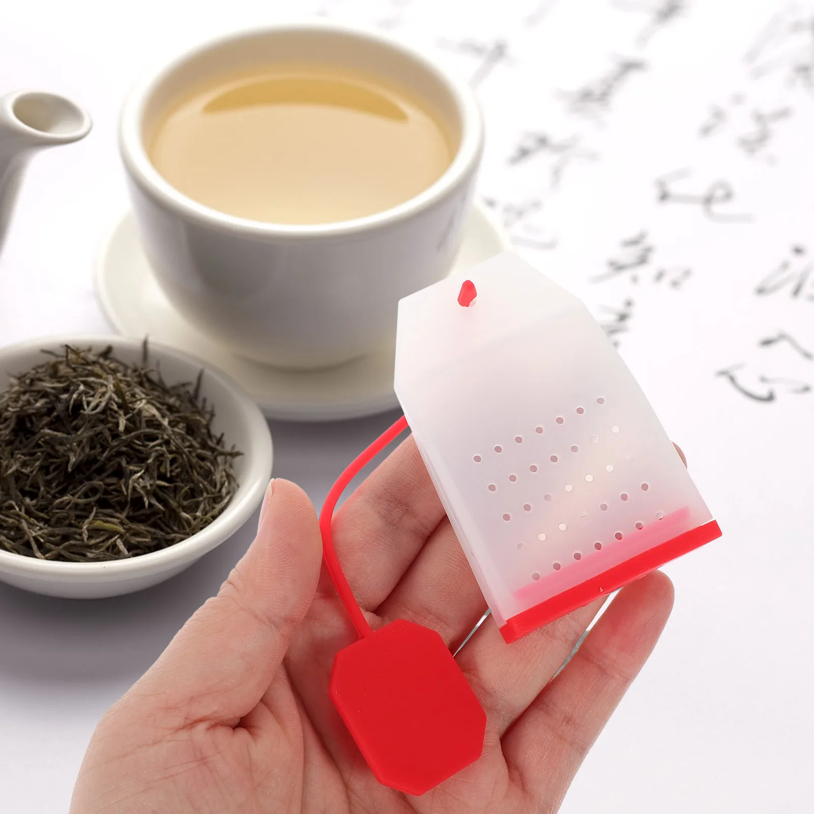 6 Pcs Infuser Strainers Loose Leaf Tea Infuser Reusable Silicone Filter for Loose Leaf Tea Maker Steeper Bag 6 Colors
6 Pcs Infuser Strainers Loose Leaf Tea Infuser Reusable Silicone Filter for Loose Leaf Tea Maker Steeper Bag 6 Colors