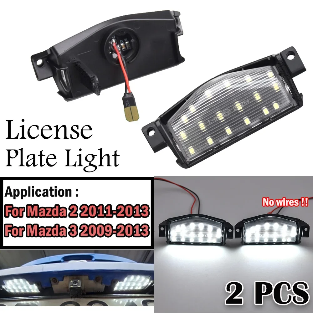 2 светодиодных фонаря номерного знака Canbus для Mazda 3 2009-2013 Mazda 2 2011-2013, автоаксессуар
2 светодиодных фонаря номерного знака Canbus для Mazda 3 2009-2013 Mazda 2 2011-2013, автоаксессуар