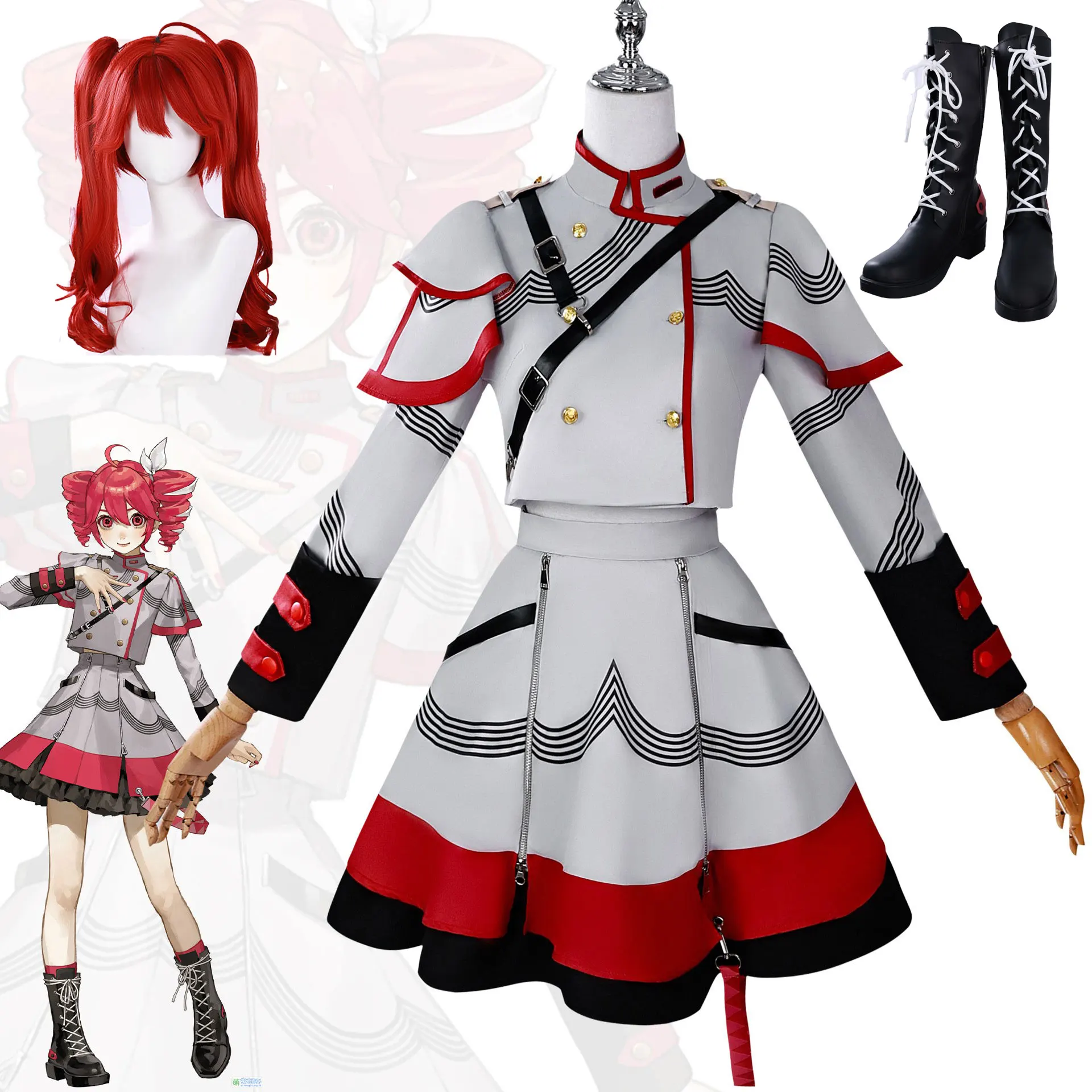 Kasane Teto cosplay costume adult carnival uniform anime Halloween carnival party costume makeup game
Kasane Teto cosplay costume adult carnival uniform anime Halloween carnival party costume makeup game