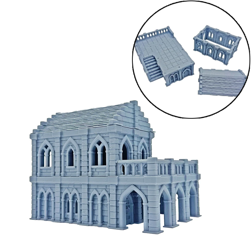 Модель симуляционного загородного особняка, 3D-печатный домик для DND/RPG/военных игр, аксессуар для микроландшафта, модель замка
Модель симуляционного загородного особняка, 3D-печатный домик для DND/RPG/военных игр, аксессуар для микроландшафта, модель замка