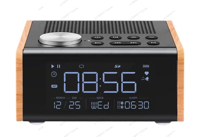 H100 Multifunction Digital Clock with FM Radio & Bluetooth Speaker, Sleep Aid Nature Sounds, Dual Alarms, Timer
H100 Multifunction Digital Clock with FM Radio & Bluetooth Speaker, Sleep Aid Nature Sounds, Dual Alarms, Timer
