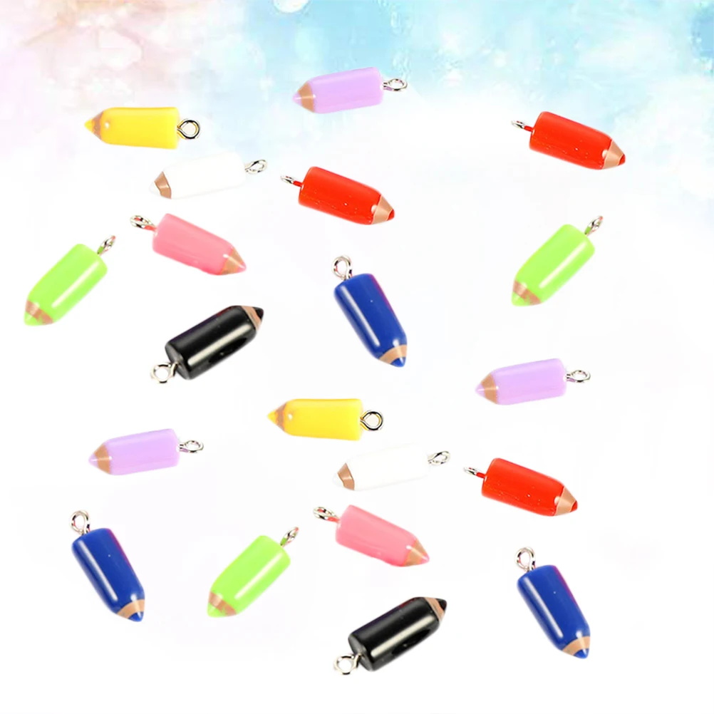 20pcs Colored Pencil Head Resin Pendant Charms for DIY Necklace Bracelet Earrings Jewelry Making Crafts Accessories 
20pcs Colored Pencil Head Resin Pendant Charms for DIY Necklace Bracelet Earrings Jewelry Making Crafts Accessories