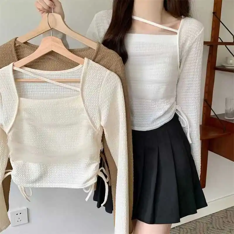 Pure Desire Lobone Me Splice ort Женская база irt Весна Осень Новый корейский повседневный универсальный топ irt
Pure Desire Lobone Me Splice ort Женская база irt Весна Осень Новый корейский повседневный универсальный топ irt