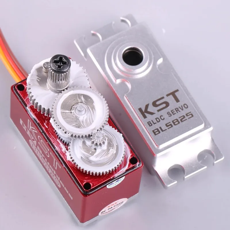 KST BLS825 MG V8.0 Brushless Digital Servo 70g 35kg 0.11 Sec HV for 1/8 Scale RC Airplane Car Buggy High Performance Servo
KST BLS825 MG V8.0 Brushless Digital Servo 70g 35kg 0.11 Sec HV for 1/8 Scale RC Airplane Car Buggy High Performance Servo