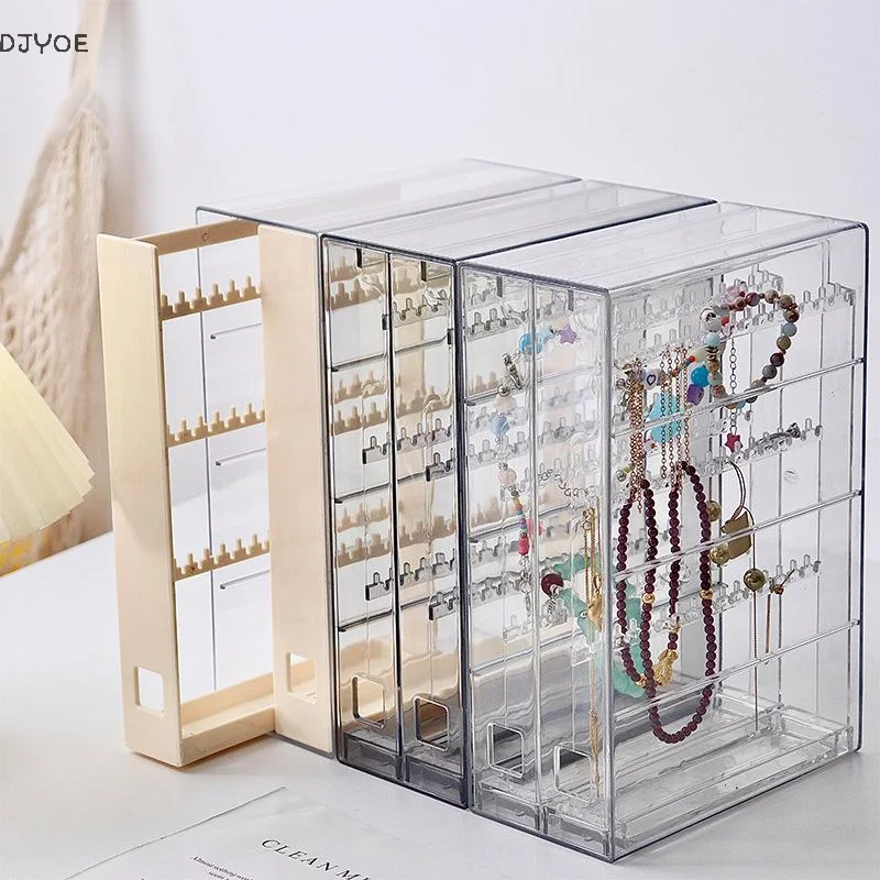 Transparent Plastic Jewelry Storage Rack Necklace Bracelet Box Dust-proof Earrings Stud Jewelry Rack Earring Storage Box
Transparent Plastic Jewelry Storage Rack Necklace Bracelet Box Dust-proof Earrings Stud Jewelry Rack Earring Storage Box