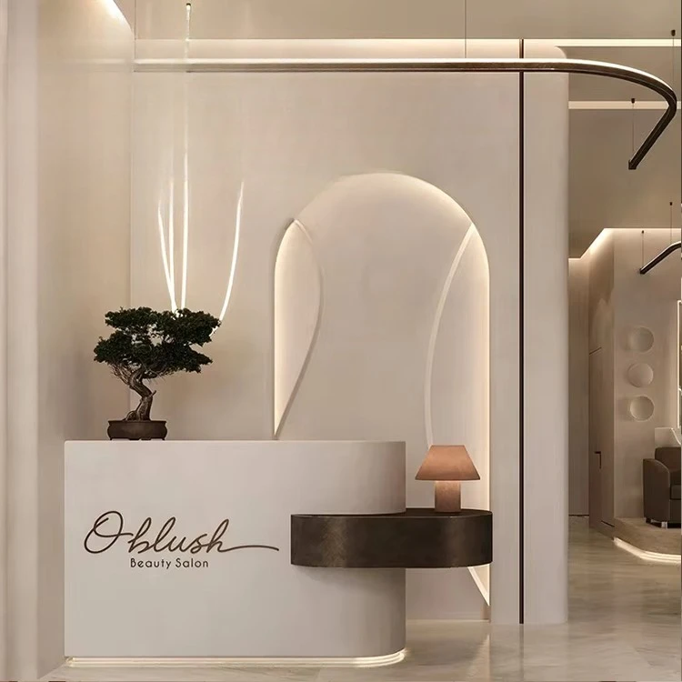 &c Modern Minimalist Light Luxury Reception Desk Companies Hotels Unique Beauty Salons front desk
&c Modern Minimalist Light Luxury Reception Desk Companies Hotels Unique Beauty Salons front desk