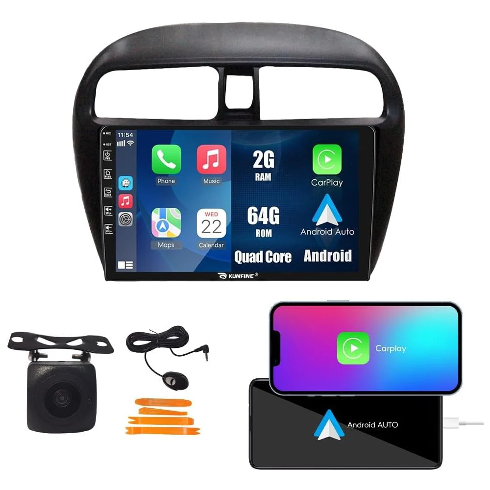 2Din Android автомобильный радиоприемник для Mitsubishi Mirage 2012-2018 мультимедийный видеоплеер GPS-навигация стерео аудио головное устройство Carplay
2Din Android автомобильный радиоприемник для Mitsubishi Mirage 2012-2018 мультимедийный видеоплеер GPS-навигация стерео аудио головное устройство Carplay