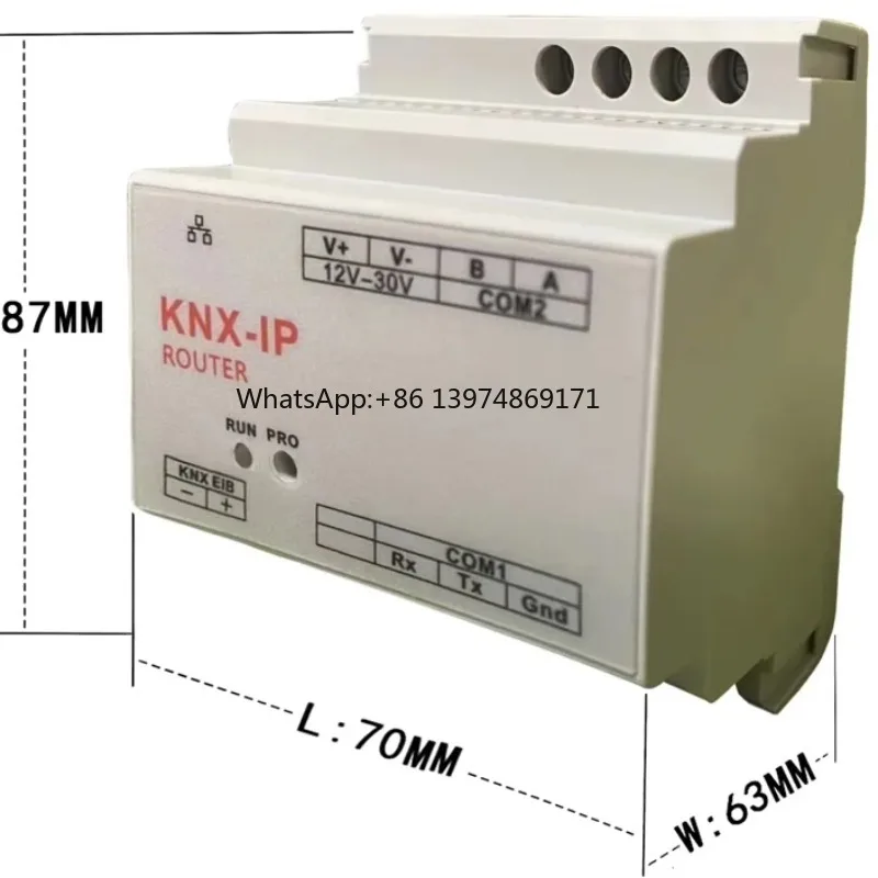 KNX IP Router KNX Gateway Interface Downloader Module for Smart Home Automation System
KNX IP Router KNX Gateway Interface Downloader Module for Smart Home Automation System
