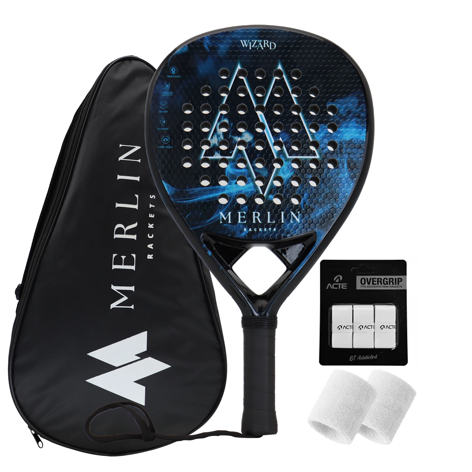 Padel Racket With Protector Cover Carbon Fiber Surface Lightweight Padel Tennis Racquets & Non-Slip Tacky Tennis Overgrip
Padel Racket With Protector Cover Carbon Fiber Surface Lightweight Padel Tennis Racquets & Non-Slip Tacky Tennis Overgrip