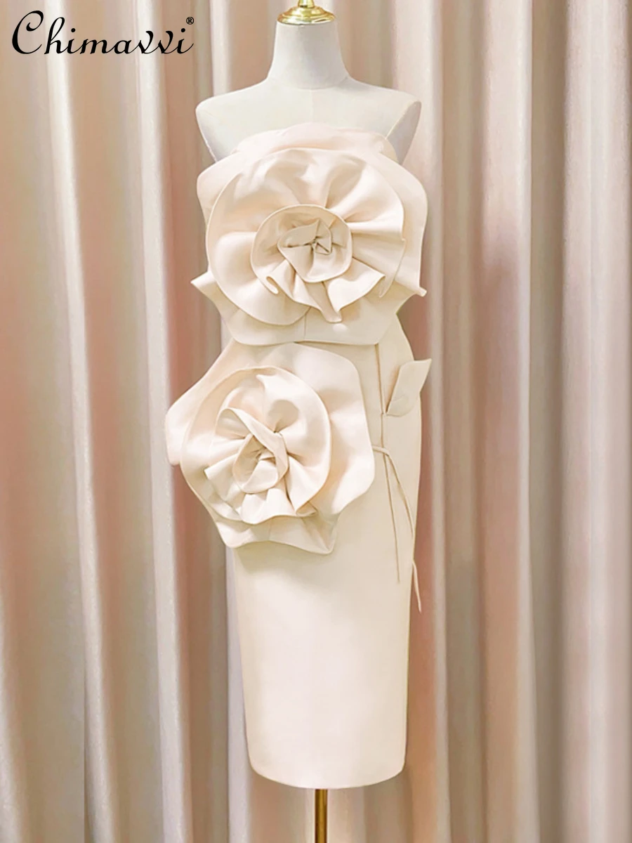 Pink Sexy Tube Top Evening Dress for Women 2024 Spring New High-End Affordable Luxury Slim-fit Elegant Mid-Length Party Dresses
Pink Sexy Tube Top Evening Dress for Women 2024 Spring New High-End Affordable Luxury Slim-fit Elegant Mid-Length Party Dresses