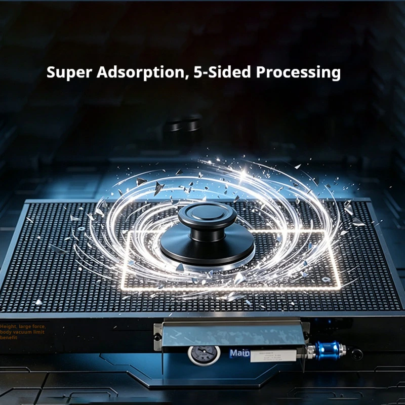 Vacuum suction cup CNC integrated industrial aluminum, copper, bakelite, and plastic machining center with powerful suction cup
Vacuum suction cup CNC integrated industrial aluminum, copper, bakelite, and plastic machining center with powerful suction cup