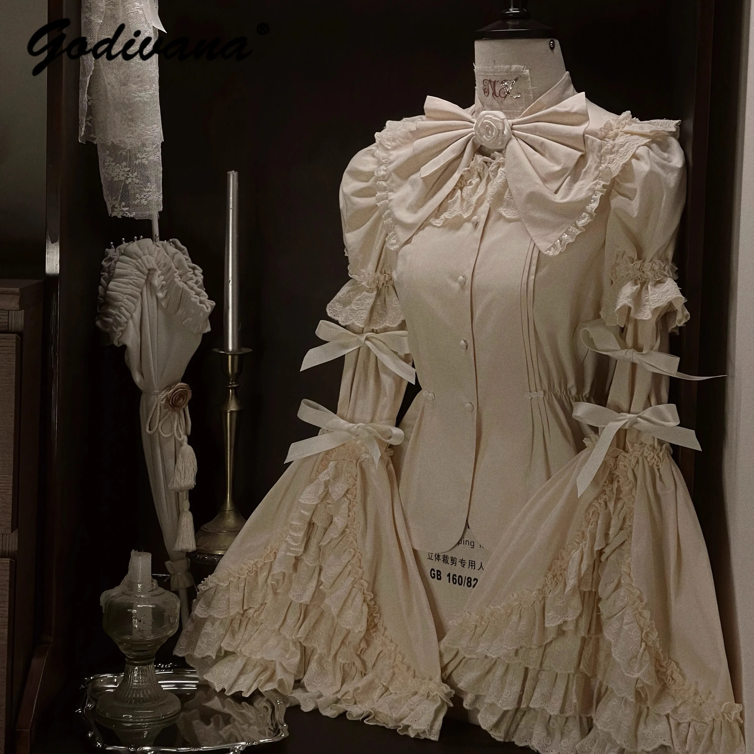 Женская рубашка в стиле Лолиты, новая весенне-летняя кукольная рубашка, милая милая галстук-бабочка со съемным рукавом, тонкая блузка, внутренняя рубашка, блузки для девочек 
Женская рубашка в стиле Лолиты, новая весенне-летняя кукольная рубашка, милая милая галстук-бабочка со съемным рукавом, тонкая блузка, внутренняя рубашка, блузки для девочек