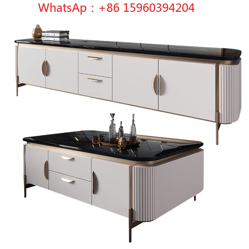 Роскошный чайный столик из итальянского мрамора, комбинация ТВ-шкафа, современная простая гостиная, семейный маленький семейный рок-тарелка, чайный столик
Роскошный чайный столик из итальянского мрамора, комбинация ТВ-шкафа, современная простая гостиная, семейный маленький семейный рок-тарелка, чайный столик