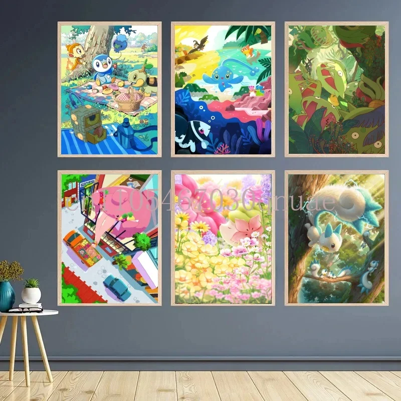 Pokemon Anime Canvas PaintingCharizard Pikachu Gengar Eevee Squirtle Poster Print Mural Picture Wall Art Home Decor Gift Cuadros 
Pokemon Anime Canvas PaintingCharizard Pikachu Gengar Eevee Squirtle Poster Print Mural Picture Wall Art Home Decor Gift Cuadros