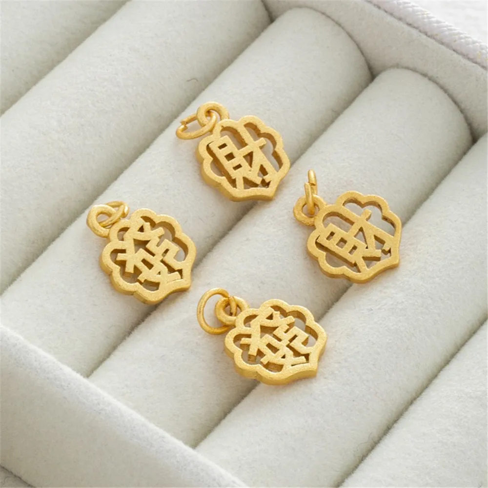 1pcs 18k Copper Matte Gold Color Sand Gold Double-sided Hollow Fortune Pendant Handmade Diy Jewelry Pendant Accessories
1pcs 18k Copper Matte Gold Color Sand Gold Double-sided Hollow Fortune Pendant Handmade Diy Jewelry Pendant Accessories