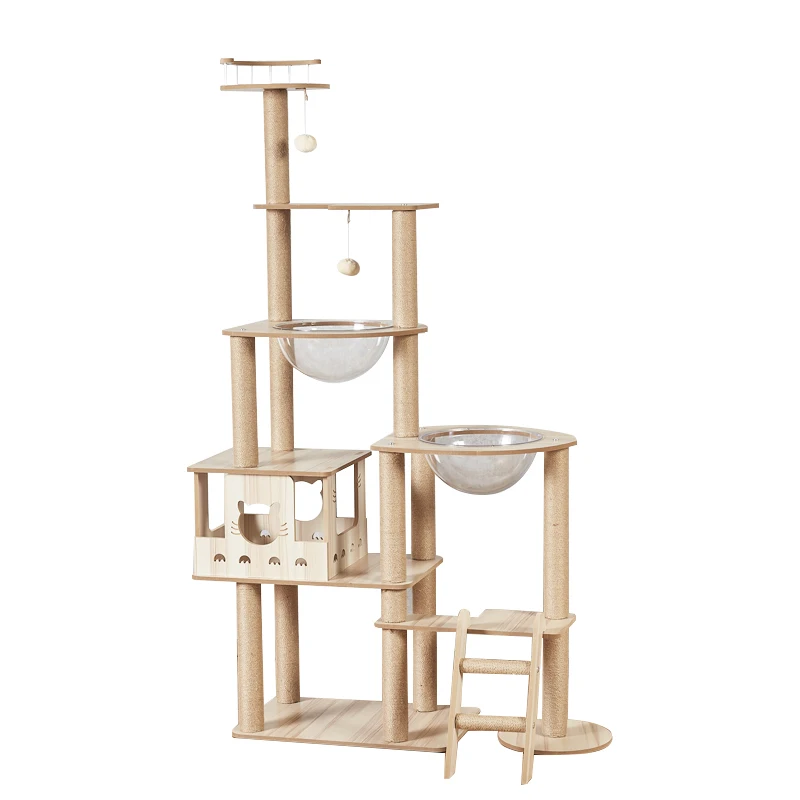 High Quality Custom Top Selling Cat Climbing Tree Luxury Cat High Quality With Low MOQ Wooden Tower Tree
High Quality Custom Top Selling Cat Climbing Tree Luxury Cat High Quality With Low MOQ Wooden Tower Tree