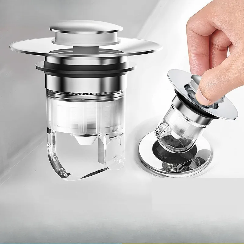 Universal Portable Basin Pop-up Drain Filter Wash Basin Hair Sink Strainer for Kitchen Bathtub Stopper Shower Plug Bathroom Tool
Universal Portable Basin Pop-up Drain Filter Wash Basin Hair Sink Strainer for Kitchen Bathtub Stopper Shower Plug Bathroom Tool