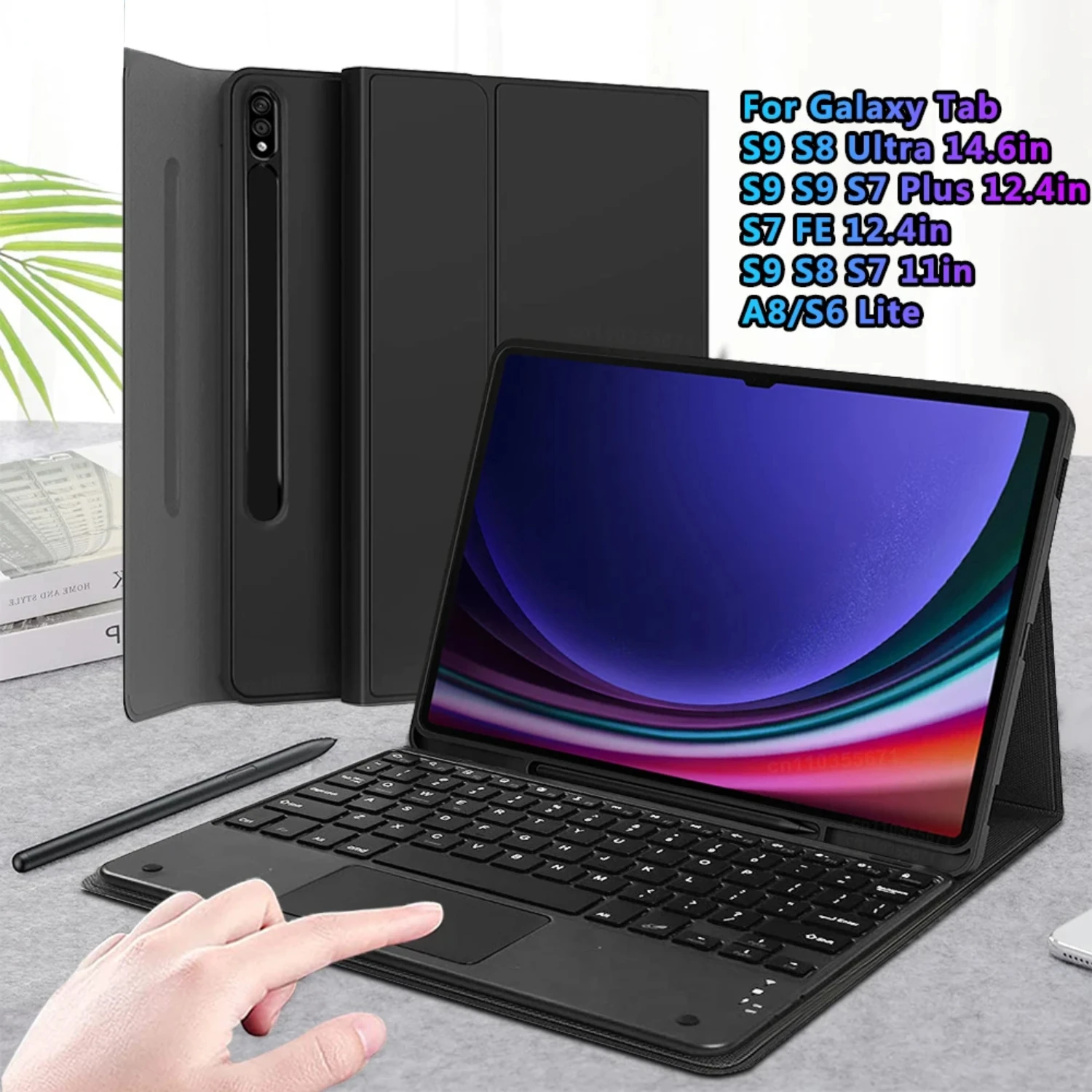 Keyboard Case For Tab S9 S8 Ultra Cover For Tab S7 FE/S8 S9 Plus S6 Lite A8 Tablet Keyboard Case
Keyboard Case For Tab S9 S8 Ultra Cover For Tab S7 FE/S8 S9 Plus S6 Lite A8 Tablet Keyboard Case