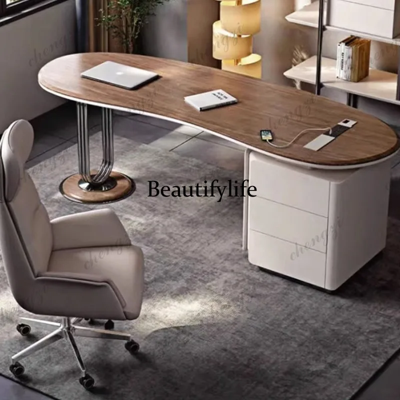 L181 antique desk commercial solid wood desk study boss president curved computer desk
L181 antique desk commercial solid wood desk study boss president curved computer desk