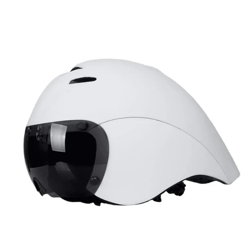 Professional Triathlon League Time Trial Helmet Road Bike Comes with Magnetic Goggles
Professional Triathlon League Time Trial Helmet Road Bike Comes with Magnetic Goggles