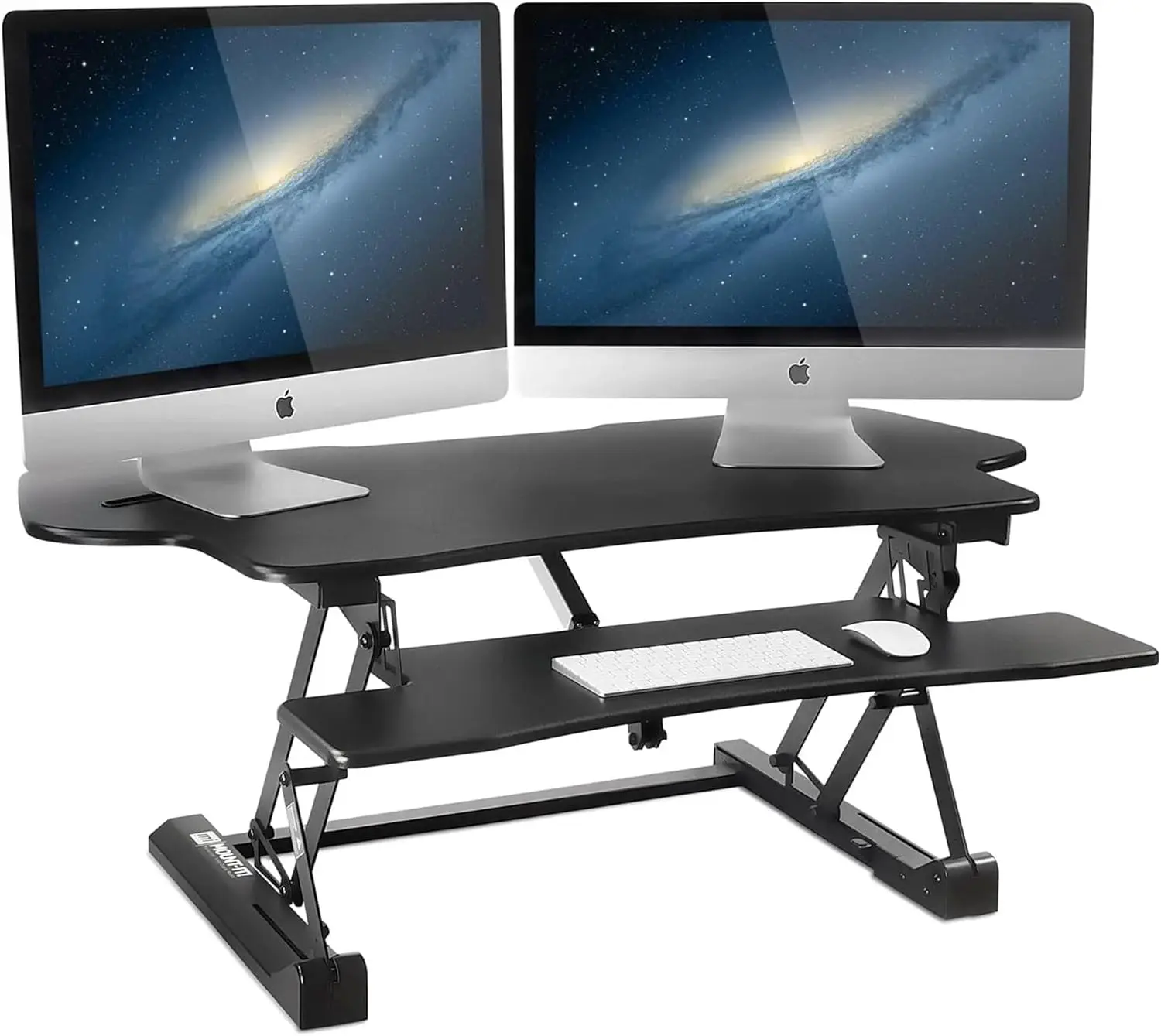 48" Electric Standing Desk Converter, Large Adjustable Sit-to-Stand Riser to 19" for Dual Monitors, Motorized Height Adjustable
48" Electric Standing Desk Converter, Large Adjustable Sit-to-Stand Riser to 19" for Dual Monitors, Motorized Height Adjustable