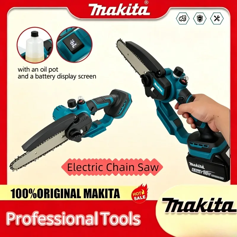 Makita WoodCutter Pruning Garden Makita Electric Chain Saw With LED Screen For Makita18V Battery Pin PowerTool
Makita WoodCutter Pruning Garden Makita Electric Chain Saw With LED Screen For Makita18V Battery Pin PowerTool