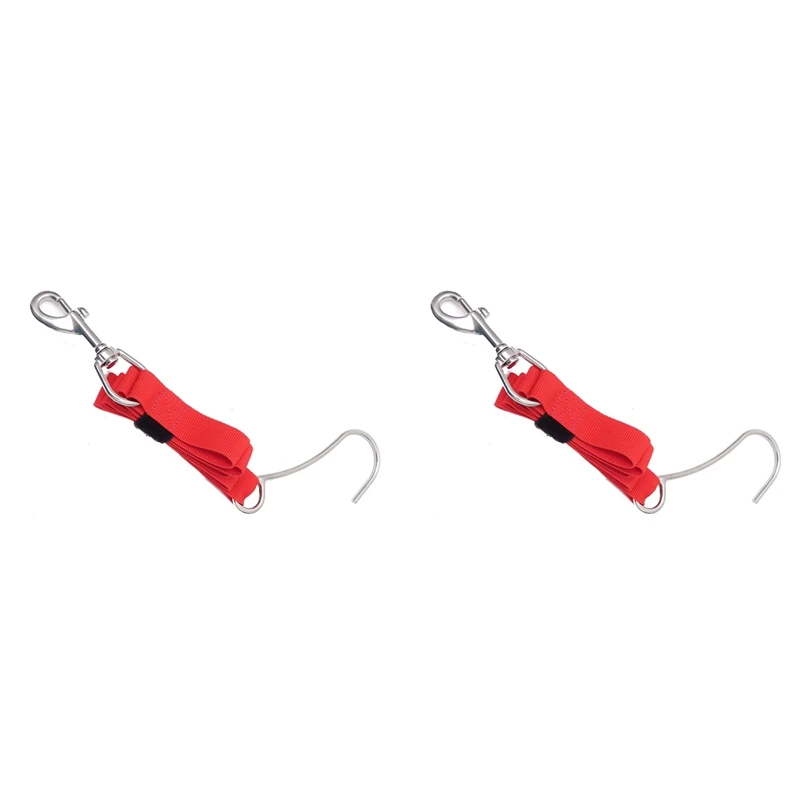 2X Diving Reef Drift Hook Single Hook For Underwater Photography Dive Safety Accessory Red
2X Diving Reef Drift Hook Single Hook For Underwater Photography Dive Safety Accessory Red