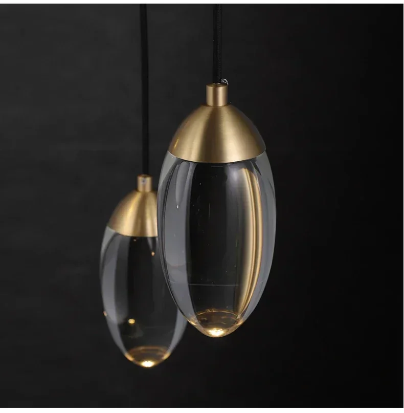 Modern Crystal ball LED Pendant lights Nordic Copper lighting bedroom bedside single head bar corridor small Hanging lamp
Modern Crystal ball LED Pendant lights Nordic Copper lighting bedroom bedside single head bar corridor small Hanging lamp