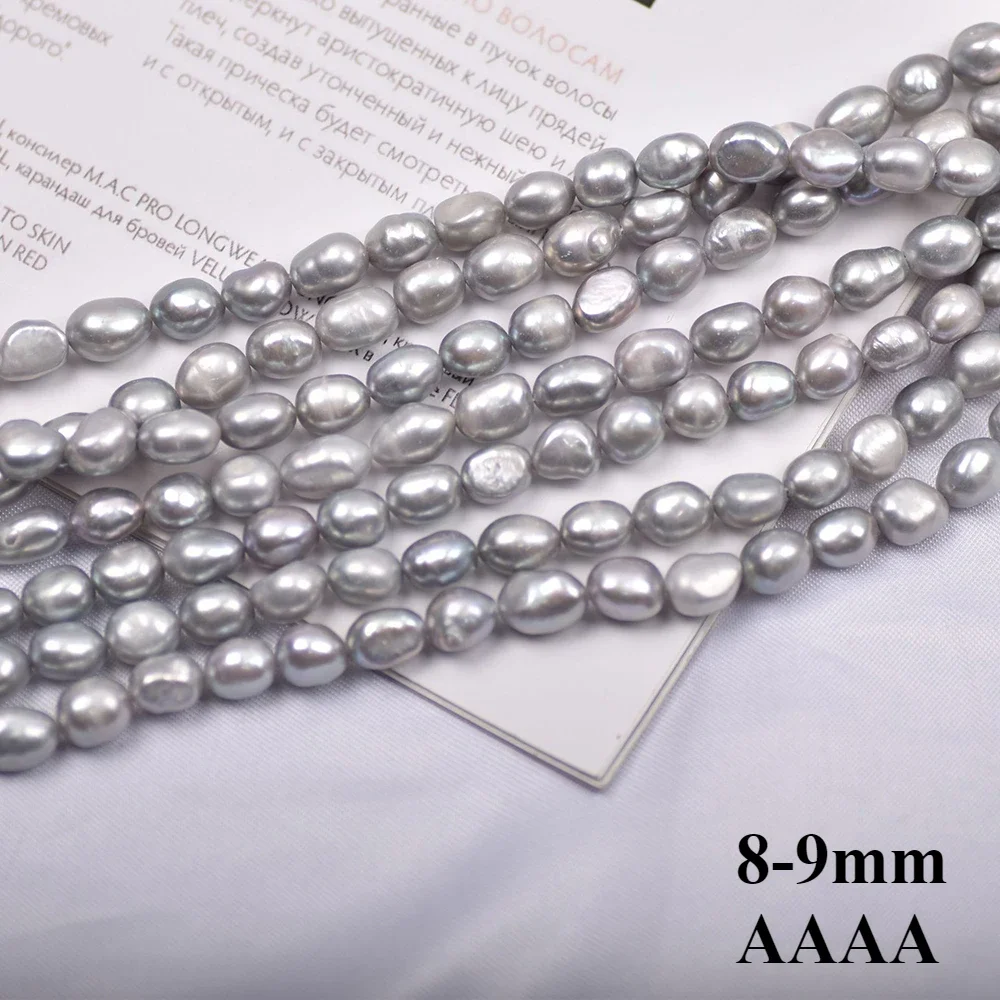 8-9mm 4A Natural Freshwater Gray Irregular Bead Pearl Premium Quality Jewelry Make DIY Necklace Bracelet Accessories Wholesale
8-9mm 4A Natural Freshwater Gray Irregular Bead Pearl Premium Quality Jewelry Make DIY Necklace Bracelet Accessories Wholesale