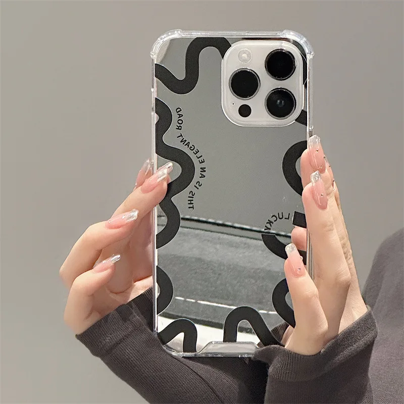 Ripple Mirror Film Phone Case for IPhone 16 15 14 11 12 13 Mini Pro XS Max Cover 6 7 8 Plus X XR SE Soft Tpu IPhone Case
Ripple Mirror Film Phone Case for IPhone 16 15 14 11 12 13 Mini Pro XS Max Cover 6 7 8 Plus X XR SE Soft Tpu IPhone Case