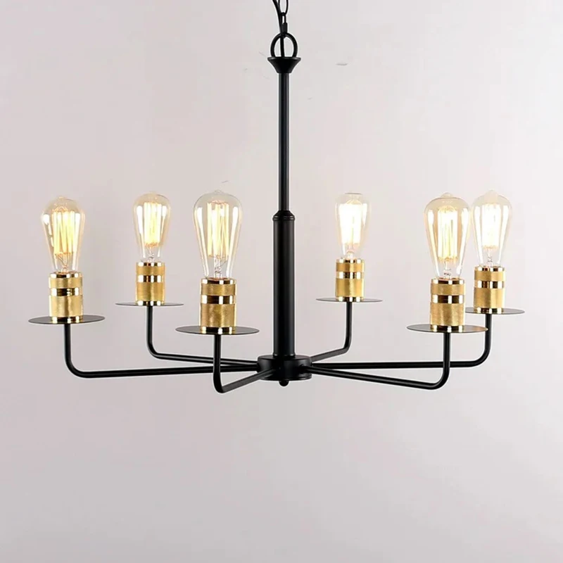 Industrial Candle Style Chandelier Brass Black Farmhouse Hanging Chain Chandeliers For Kitchen Island Dinning Room Home Lighting
Industrial Candle Style Chandelier Brass Black Farmhouse Hanging Chain Chandeliers For Kitchen Island Dinning Room Home Lighting