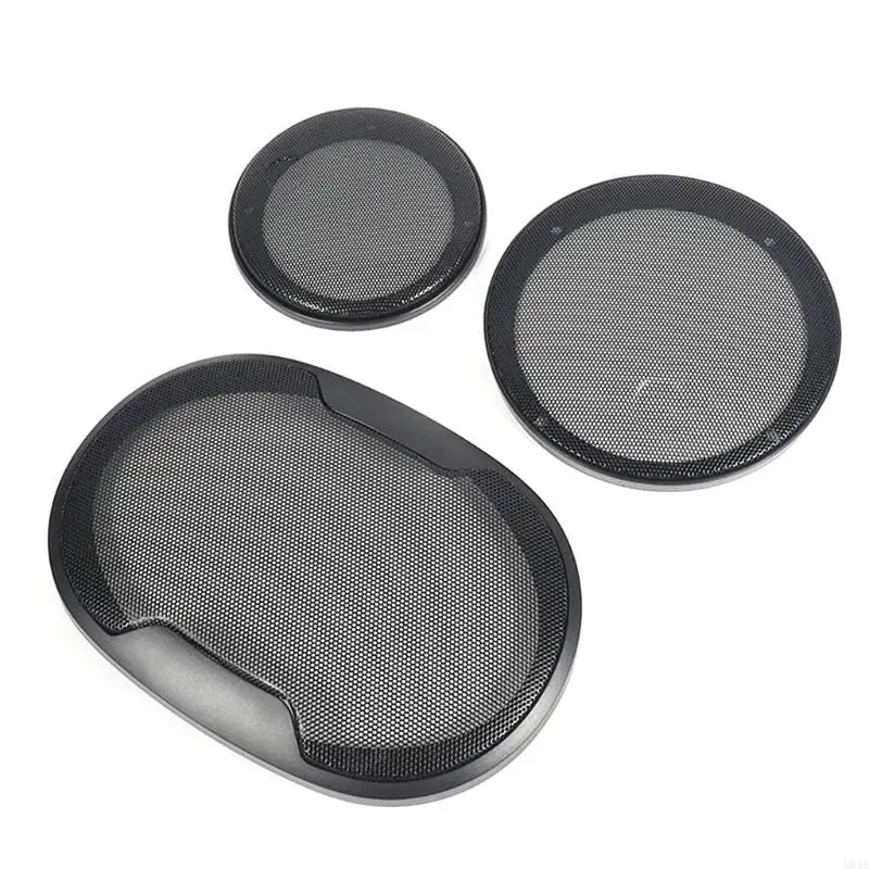 594A 1Pair Auto Speaker Cover Car Subwoofer Grille Black 4 Inches 6 Inches 6x9 Decorative Circle Grille Protect Black
594A 1Pair Auto Speaker Cover Car Subwoofer Grille Black 4 Inches 6 Inches 6x9 Decorative Circle Grille Protect Black