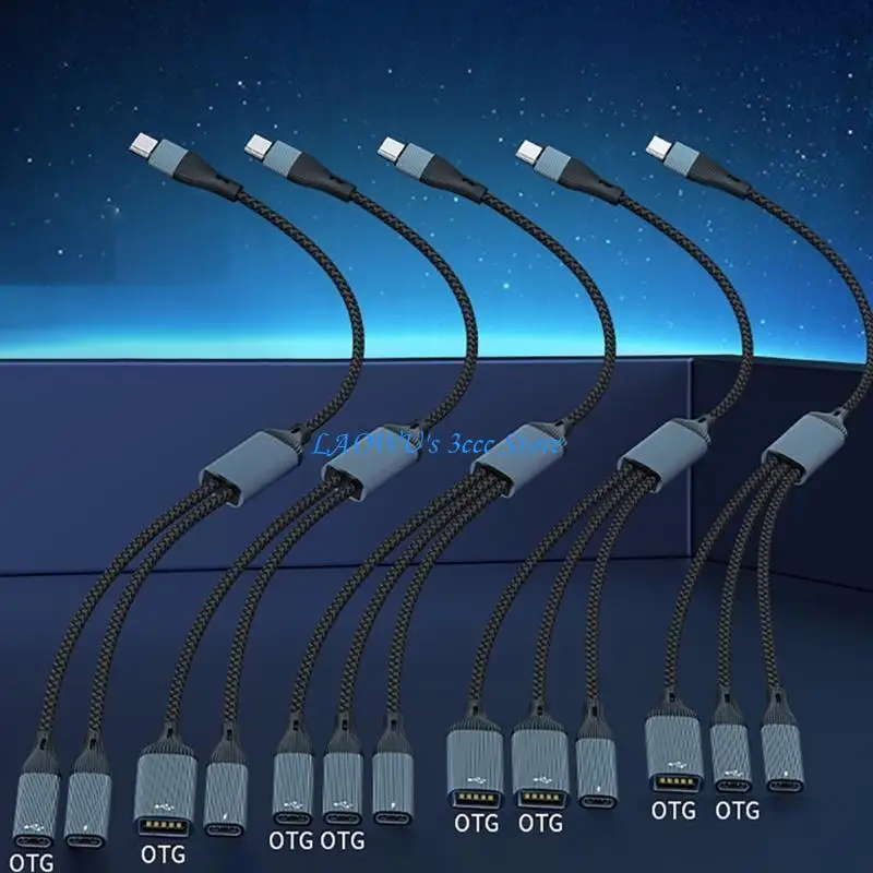 Y8AD Fast Charging 60W Type C Splitter Cable with Functionality for Data Transfer for Laptops and Tablets
Y8AD Fast Charging 60W Type C Splitter Cable with Functionality for Data Transfer for Laptops and Tablets