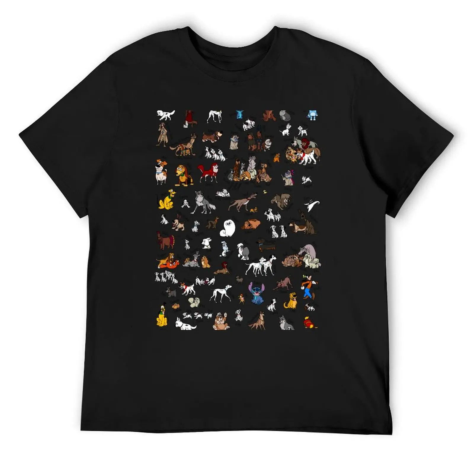 Cartoon dogs with names T-Shirt sublime plus size tops oversized graphic tee plain black t shirts men
Cartoon dogs with names T-Shirt sublime plus size tops oversized graphic tee plain black t shirts men