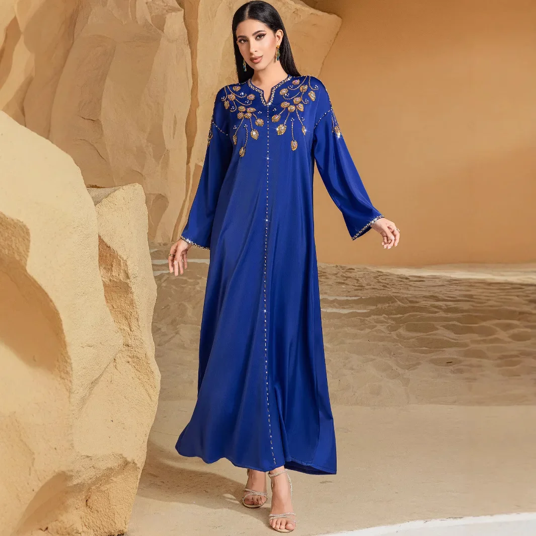 Eid Muslim Dresses for Women 2025 Party Kaftan Abaya Jalabiya Diamonds Morocco Saudi Arab Long Robe Dubai Abayas Islam Vestidos
Eid Muslim Dresses for Women 2025 Party Kaftan Abaya Jalabiya Diamonds Morocco Saudi Arab Long Robe Dubai Abayas Islam Vestidos
