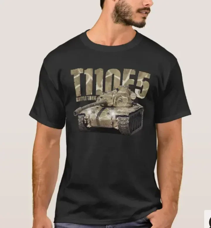 Футболка American Heavy Tank T110E5, 100% хлопок, с круглым вырезом, летняя повседневная мужская футболка с короткими рукавами, размер S-3XL
Футболка American Heavy Tank T110E5, 100% хлопок, с круглым вырезом, летняя повседневная мужская футболка с короткими рукавами, размер S-3XL