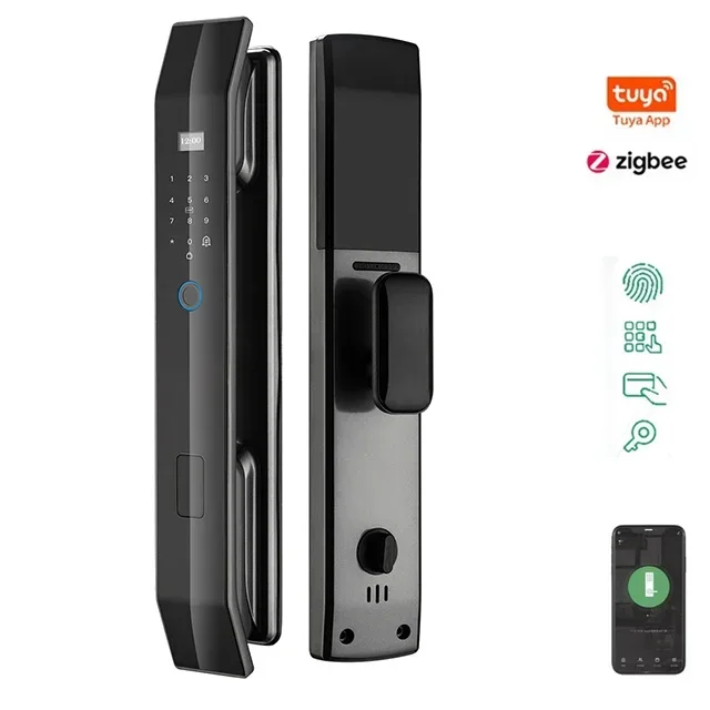 004 Factory Price Fingerprint Smart Door Lock RFID WIFI Password Keyless Apartment Room Lock Tuya APP Digital Door Lock
004 Factory Price Fingerprint Smart Door Lock RFID WIFI Password Keyless Apartment Room Lock Tuya APP Digital Door Lock