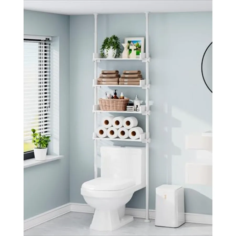 4 Tier Over The Toilet Storage Adjustable Wood Over Toilet Bathroom Organizer Freestanding Shelves Fit Most Showers Over The To
4 Tier Over The Toilet Storage Adjustable Wood Over Toilet Bathroom Organizer Freestanding Shelves Fit Most Showers Over The To