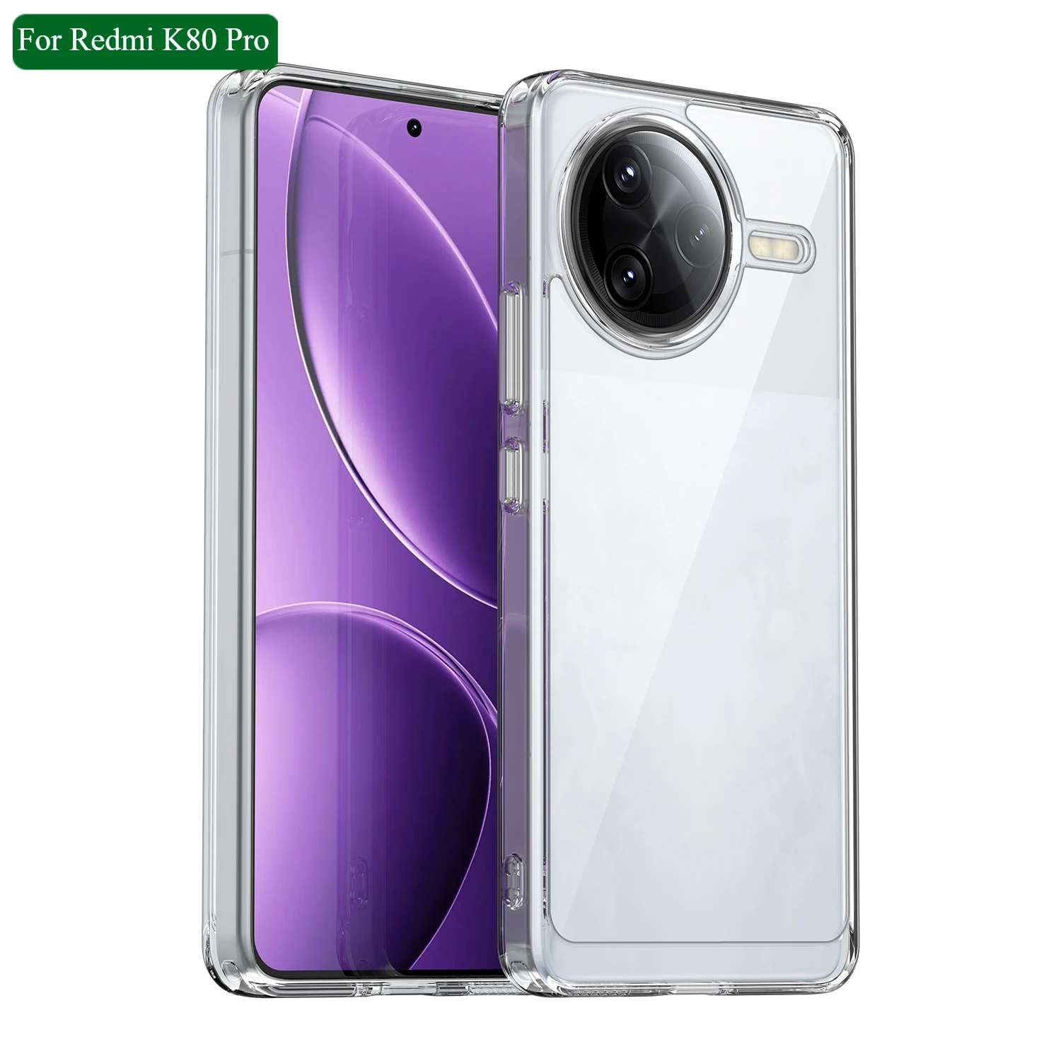 Чехол для Xiaomi (Redmi K80 Pro) K80Pro Clear Cover Мягкая рамка + жесткая акриловая задняя крышка чехол Coque Fundas чехол женские чехлы для телефонов
Чехол для Xiaomi (Redmi K80 Pro) K80Pro Clear Cover Мягкая рамка + жесткая акриловая задняя крышка чехол Coque Fundas чехол женские чехлы для телефонов