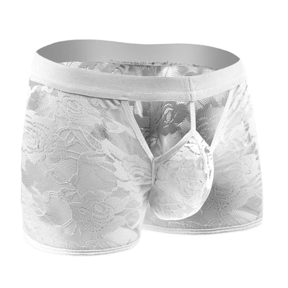 Lace Sheer Shorts Men Sexy Underwear Open Crotch Gay Underpants See Through Hollow Breathableshorts Male
Lace Sheer Shorts Men Sexy Underwear Open Crotch Gay Underpants See Through Hollow Breathableshorts Male