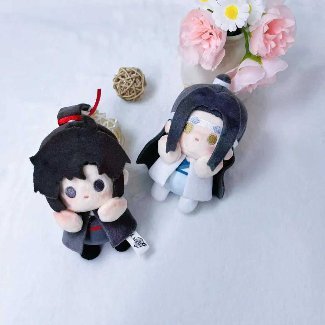 Mo Dao Zu Shi Official Cotton Doll Pendant 10cm Sitting Wei Wuxian Lan Wangji Plush Keychain Bag Decor For Anime Collectors
Mo Dao Zu Shi Official Cotton Doll Pendant 10cm Sitting Wei Wuxian Lan Wangji Plush Keychain Bag Decor For Anime Collectors