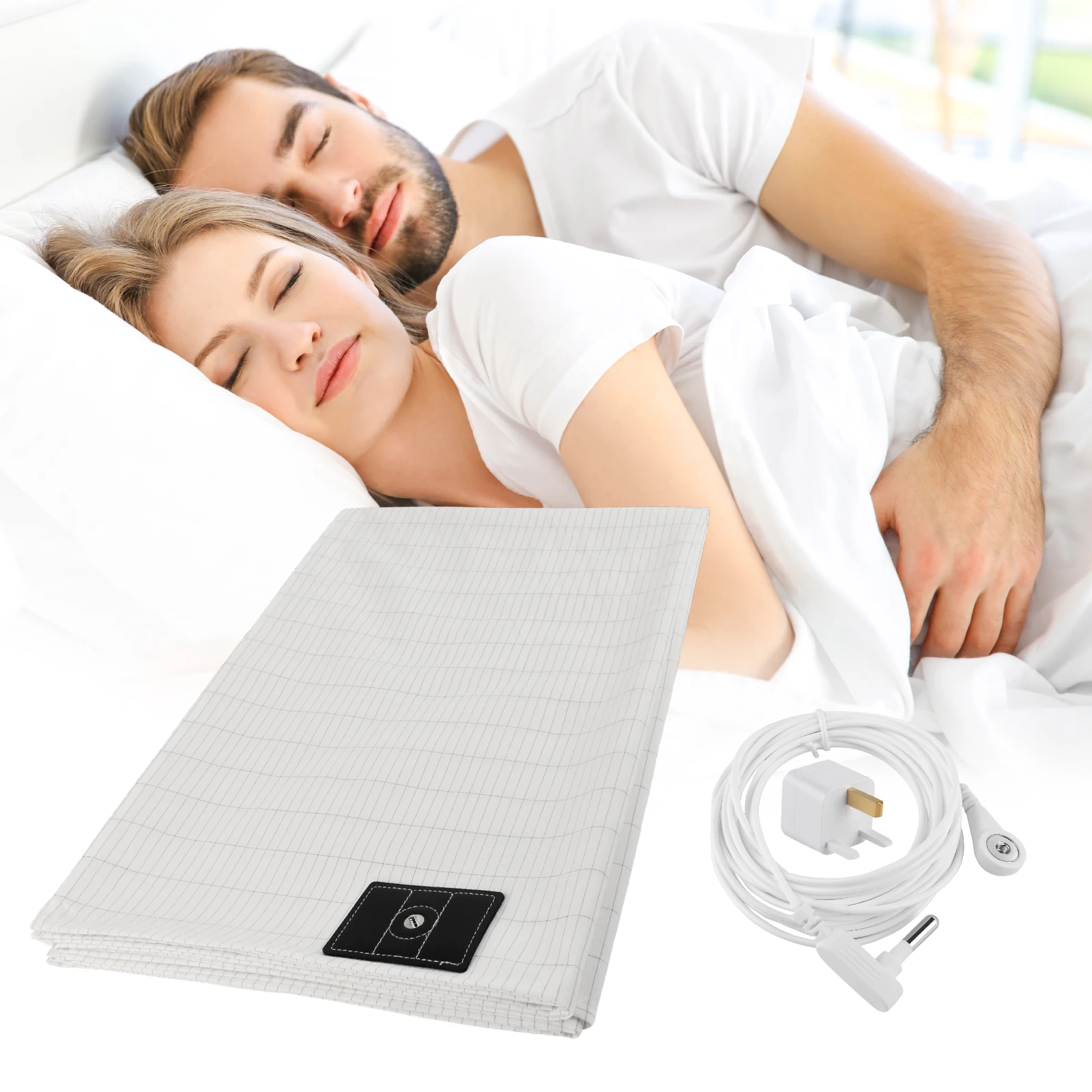 95%Cotton+5% Silver Fiber Flat Bedsheet with Earthing Cord Conductive Antistatic Health Protection Sheet Grounded Release Stress
95%Cotton+5% Silver Fiber Flat Bedsheet with Earthing Cord Conductive Antistatic Health Protection Sheet Grounded Release Stress