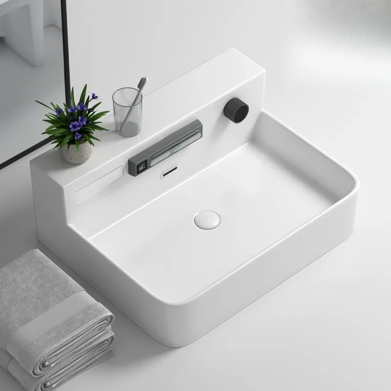 Креативная столешница, умывальник, керамический настенный умывальник, бытовой умывальник для ванной комнаты
Креативная столешница, умывальник, керамический настенный умывальник, бытовой умывальник для ванной комнаты