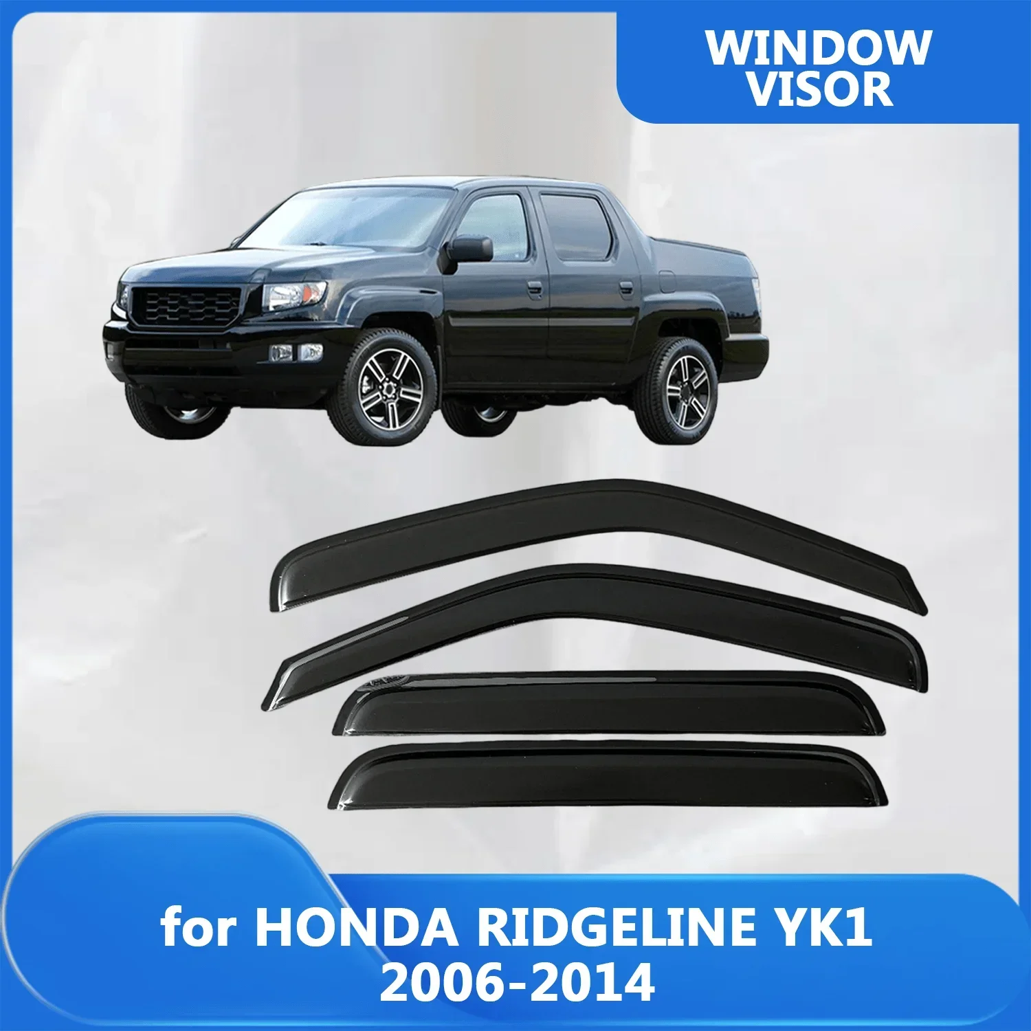 Window Visor for HONDA RIDGELINE YK1 2006 2007 2008 2009 2010 2011 2012 2013 2014 Wind Deflectors Rain Guards Door Visor Vent
Window Visor for HONDA RIDGELINE YK1 2006 2007 2008 2009 2010 2011 2012 2013 2014 Wind Deflectors Rain Guards Door Visor Vent